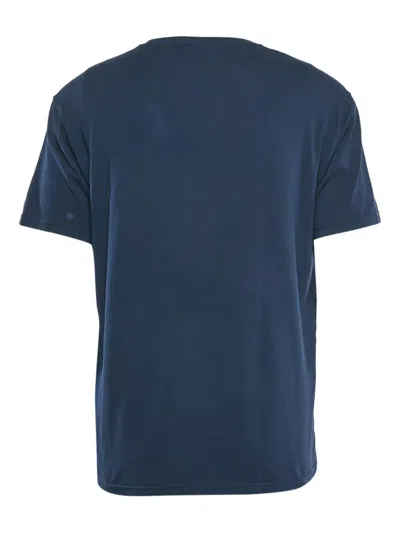 Pre-owned Emporio Armani Logo-print T-shirt In Blue
