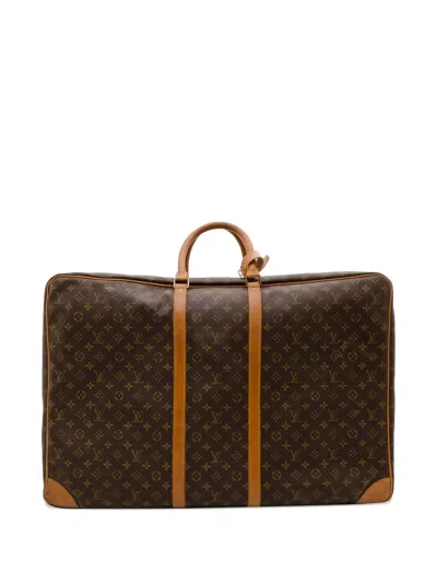 Pre-owned Louis Vuitton Sirius 70 Monogram-canvas Tote Bag In Brown