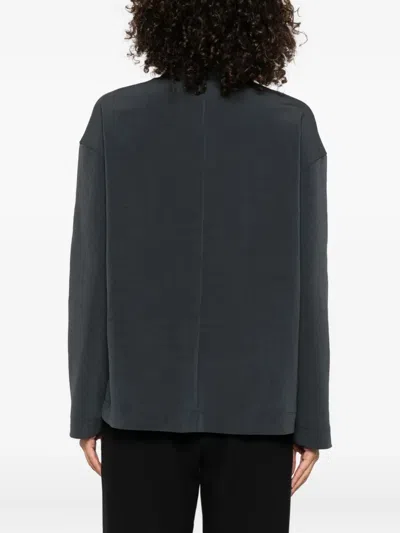 Nanushka Sitara Turtleneck Long-sleeve Top In Black