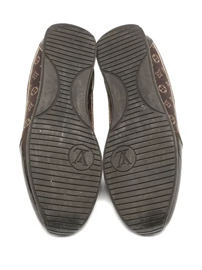 Pre-owned Louis Vuitton 2024 Globe Trotter Sneakers In Brown