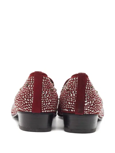 Pre-owned Stuart Weitzman 2024  Crystal-embellishment Shoes In Red