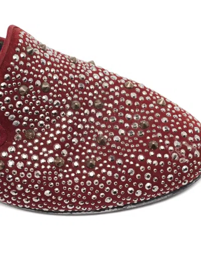 Pre-owned Stuart Weitzman 2024  Crystal-embellishment Shoes In Red