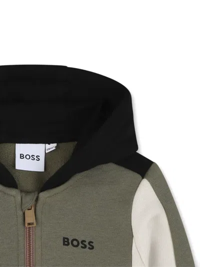 Bosswear Zip-up Hoodie In Green