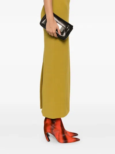 Rick Owens Small Pillow Griffin Leather Clutch Bag