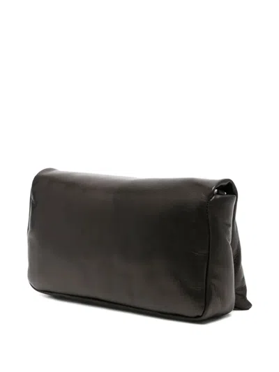 Rick Owens Small Pillow Griffin Leather Clutch Bag