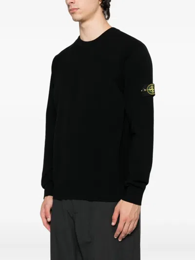 Stone Island Organic Cotton Crewneck Sweatshirt