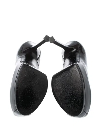 Pre-owned Saint Laurent 150mm Tribtoo Patent-leather Platform Pumps