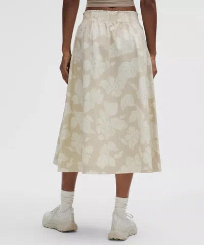 Lululemon Stretch Woven Ruffle-waist Midi Skirt