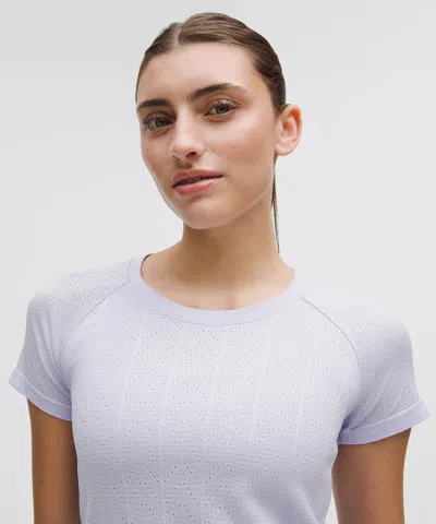 Lululemon Swiftly Pointelle Short-sleeve Shirt