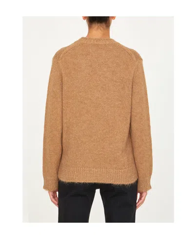 Jil Sander Wool Knit Jumper In Brown