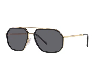 Dolce & Gabbana Polygonal Frame Sunglasses