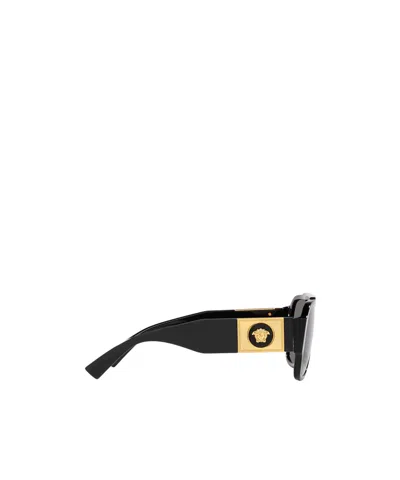 Versace Eyewear Pilot Frame Sunglasses