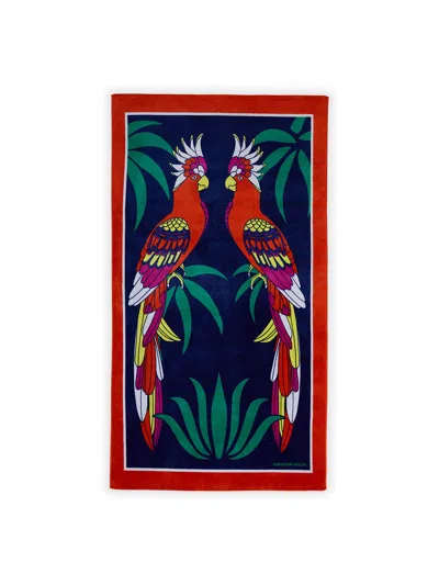 Jonathan Adler Parrots Beach Towel In Multi