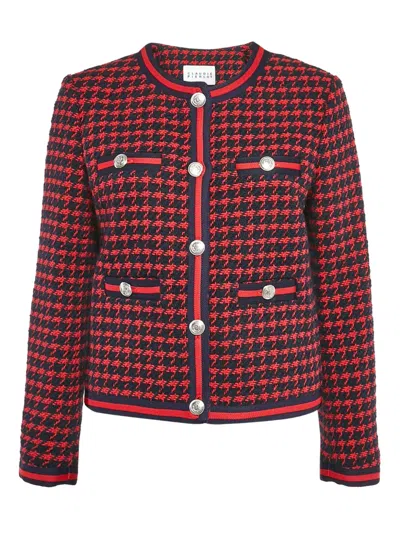 Pre-owned Claudie Pierlot Houndstooth Tweet Jacket