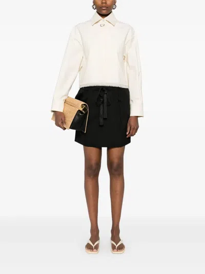 Max Mara Tabarin Mini Skirt In Black