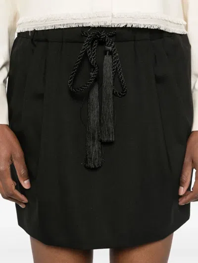 Max Mara Tabarin Mini Skirt In Black