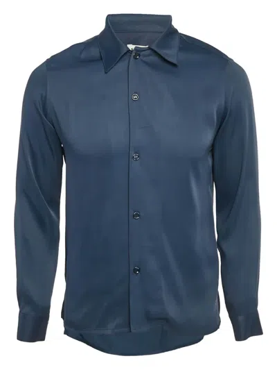 Pre-owned Sandro Cotton Shirt In Blue