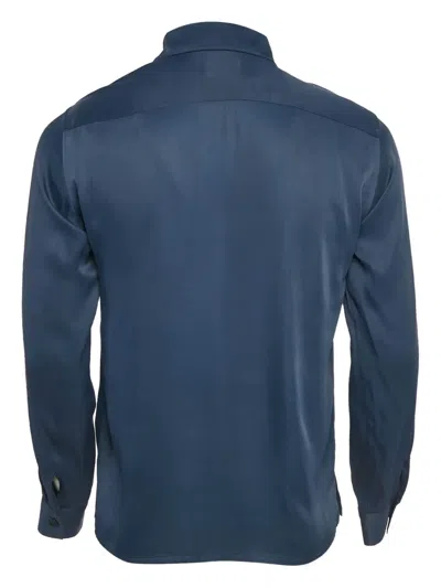 Pre-owned Sandro Cotton Shirt In Blue