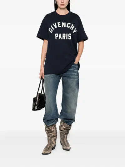 Givenchy Logo-print T-shirt - Women's - Cotton/polyester In Black