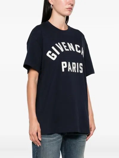 Givenchy Logo-print T-shirt - Women's - Cotton/polyester In Black