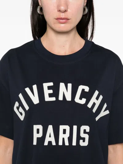 Givenchy Logo-print T-shirt - Women's - Cotton/polyester In Black