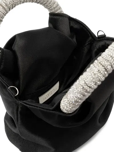 Twenty Four Haitch Crystal-embellished Satin Bag