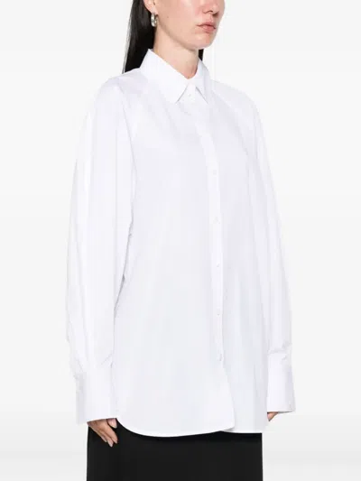 Totême Cotton Shirt In White