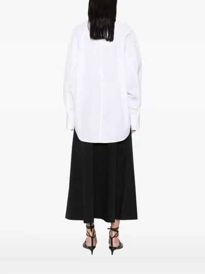 Totême Cotton Shirt In White