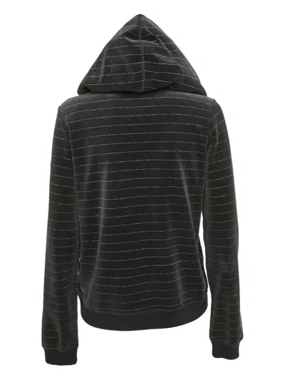 Pre-owned Sonia Rykiel Striped Velvet Hoodie
