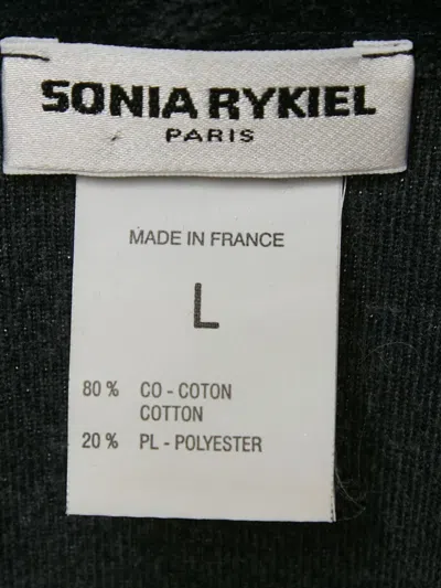 Pre-owned Sonia Rykiel Striped Velvet Hoodie