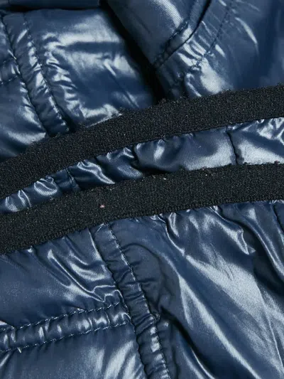 Pre-owned Chanel Quilted Zip-up Jacket In Blue