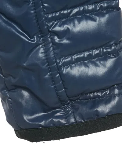 Pre-owned Chanel Quilted Zip-up Jacket In Blue