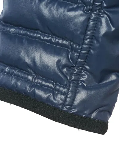 Pre-owned Chanel Quilted Zip-up Jacket In Blue