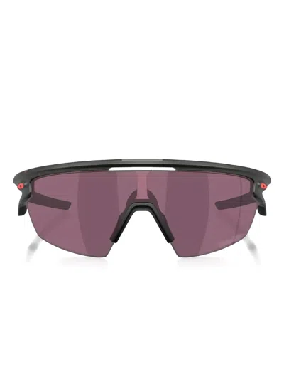 Oakley Sphaera Logo-engraved Sunglasses In Black