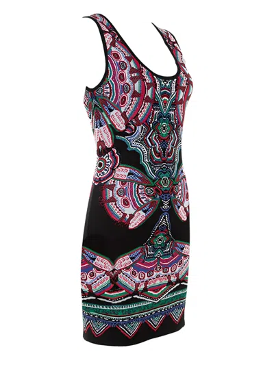 Pre-owned Roberto Cavalli Vintage Floral-motif Dress In White
