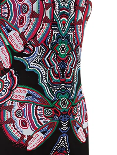 Pre-owned Roberto Cavalli Vintage Floral-motif Dress In White