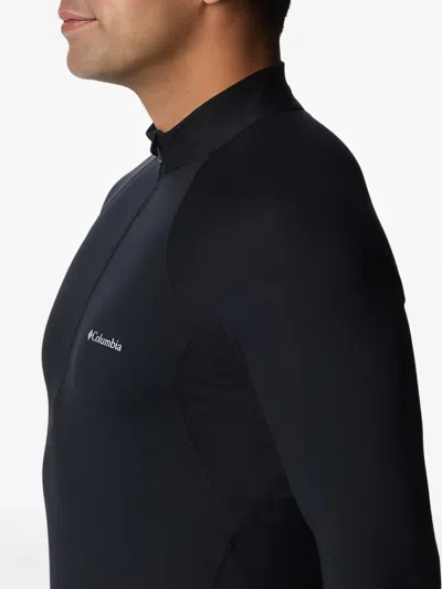Columbia Long-sleeve Half-zip Top In Black