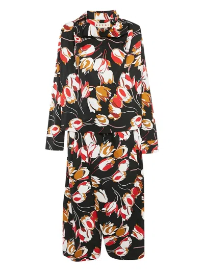 Pre-owned Marni Floral-print Blouse