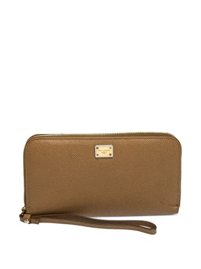 Pre-owned Dolce & Gabbana 2024 Zip-up Wallet