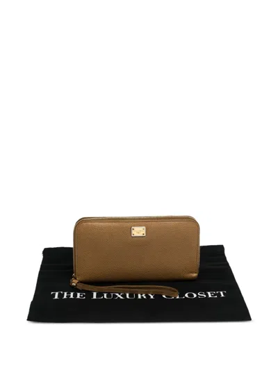 Pre-owned Dolce & Gabbana 2024 Zip-up Wallet