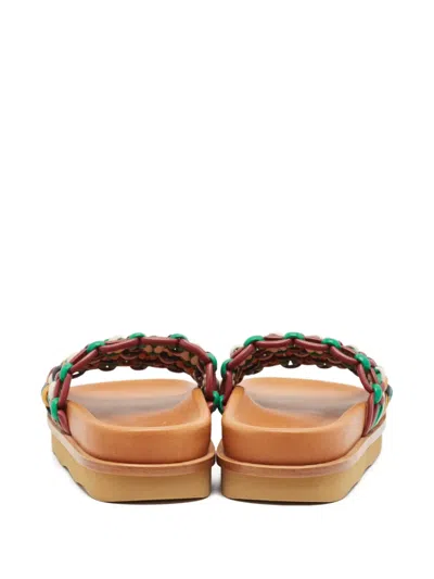 Pre-owned Chloé Leather Woven Sandals