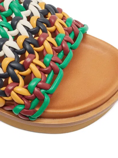 Pre-owned Chloé Leather Woven Sandals