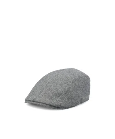 Brunello Cucinelli Logo Embroidery Hat In Gray