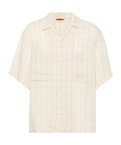 Barena Venezia Check Pattern Shirt In Neutral