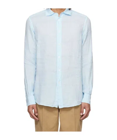 Barena Venezia Long-sleeve Linen Shirt In White