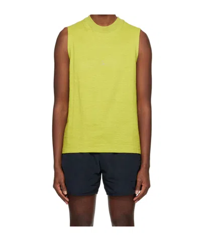 Roa Printed Vest In Green