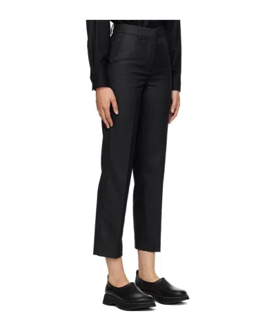 By Malene Birger High Waist Casual Pants In Black
