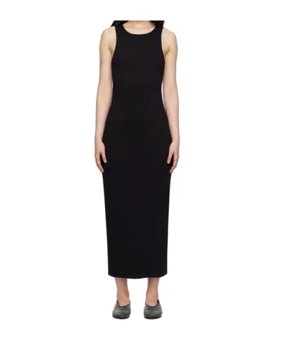 By Malene Birger Lovelo Ribbed Maxi Dress In Black
