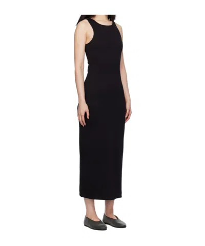 By Malene Birger Lovelo Ribbed Maxi Dress In Black