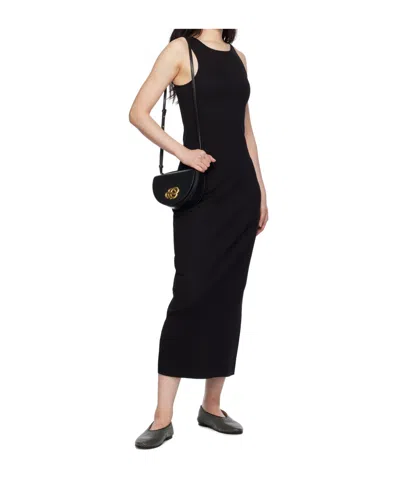 By Malene Birger Lovelo Ribbed Maxi Dress In Black